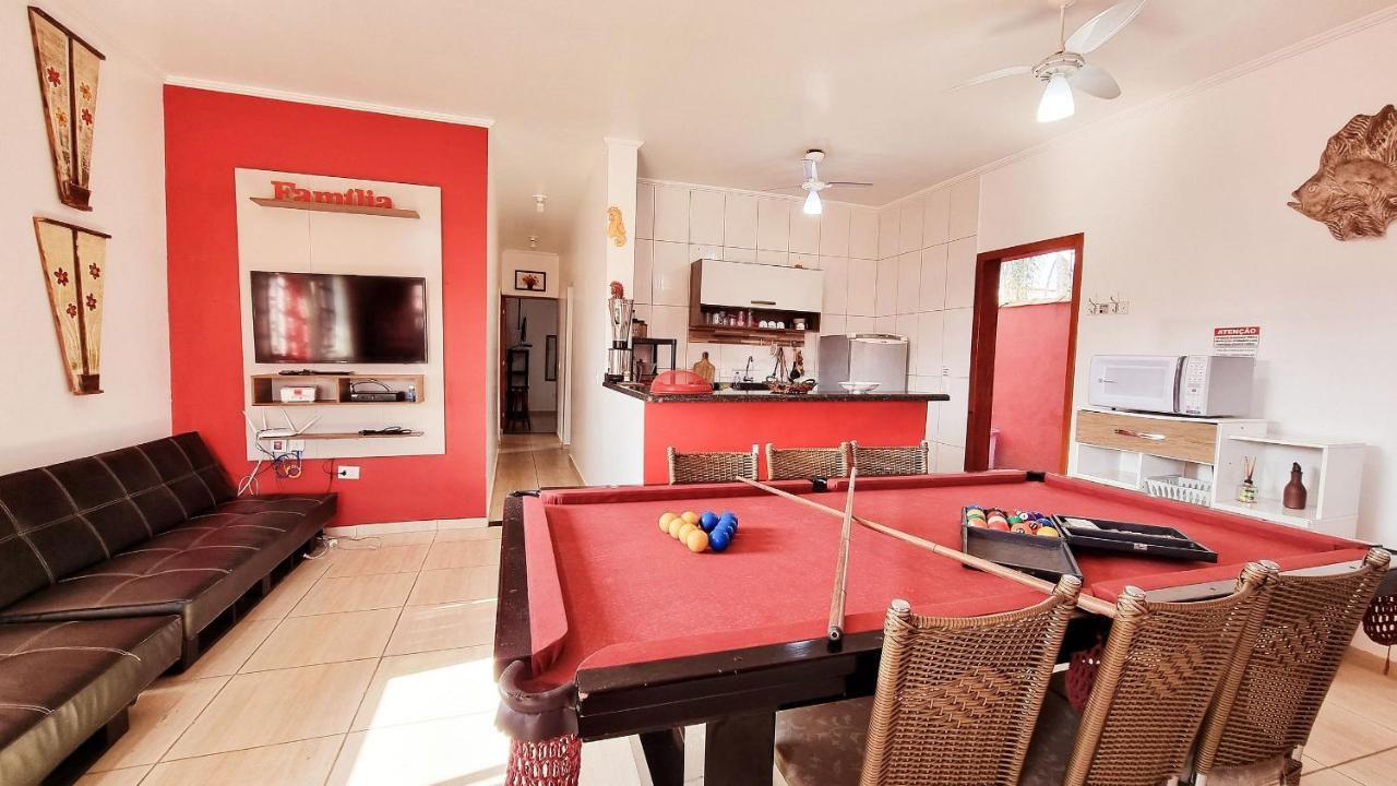 Piscina, Varanda Gourmet, Bilhar, Wi-Fi, Smart TV Villa Itanhaém Dış mekan fotoğraf